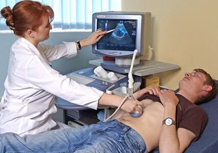 Ultraschall ist eine Methode zur Diagnose eines Parasitenbefalls. 